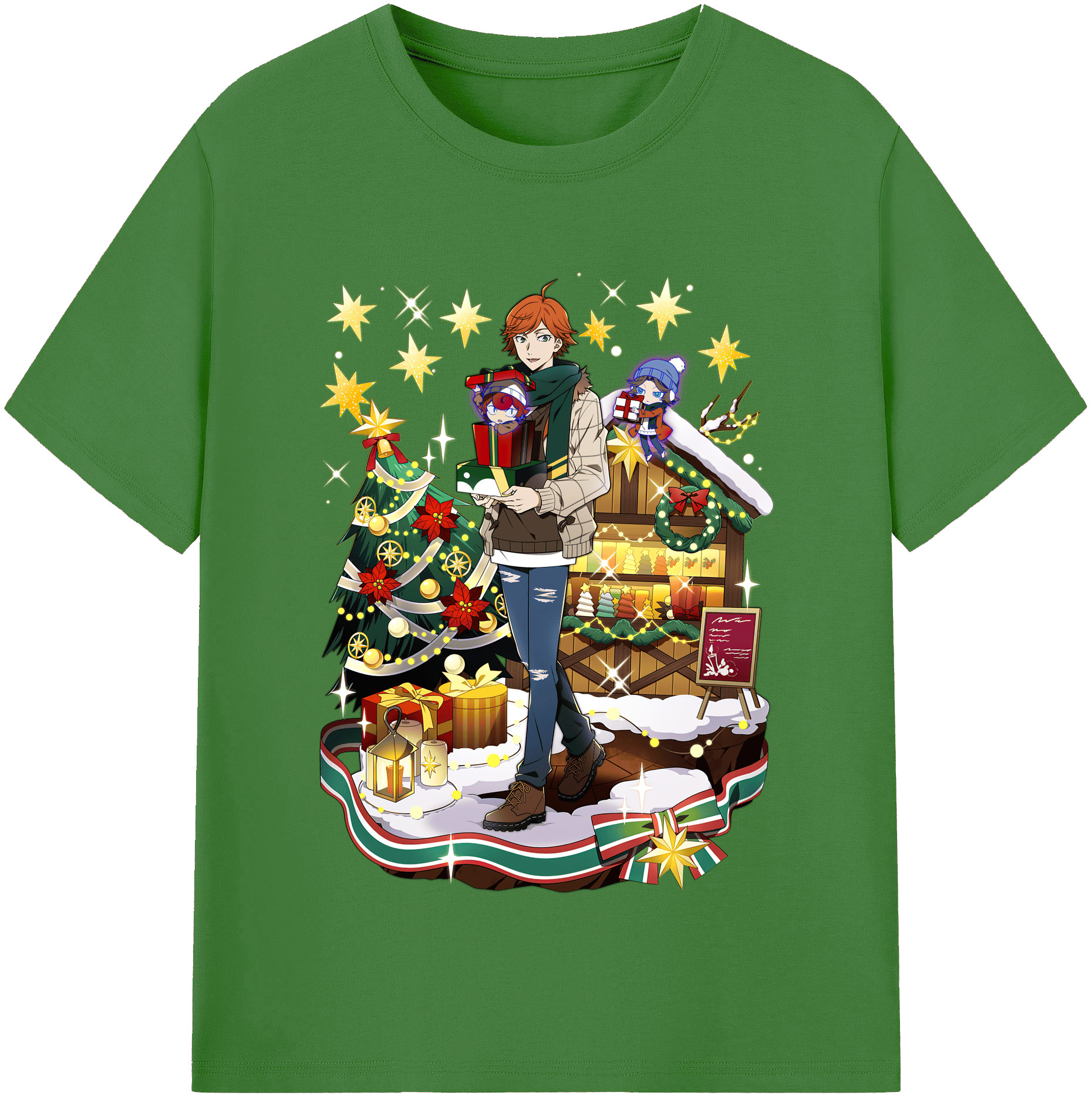 （画像用） 文豪ストレイドッグス Bungo Stray Dogs レディースカジュアルプリントTシャツ（綿100％）